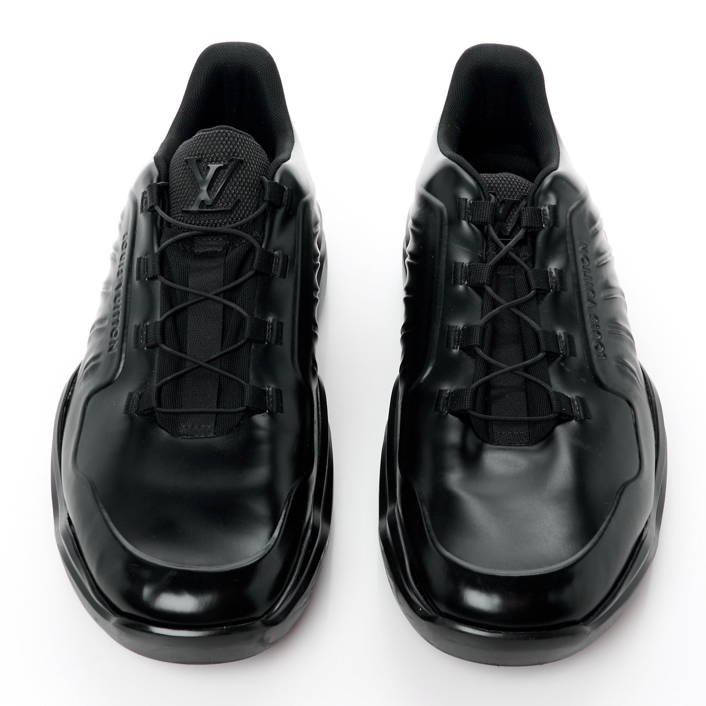 Calfskin Mens Millenium Sneakers 10 Black