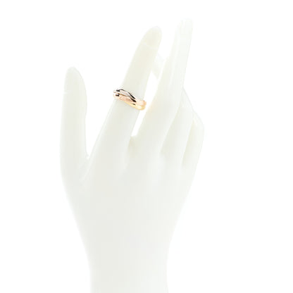 Cartier 18K Pink Yellow White Gold Small Trinity Ring 51 5.75 2 of 5