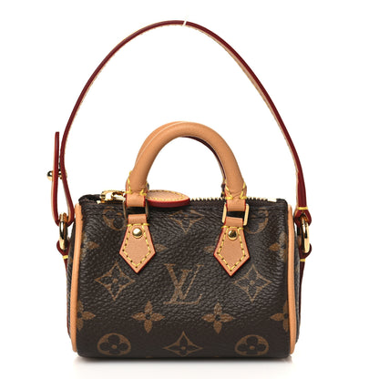 Louis Vuitton Monogram Micro Speedy Bag Charm 1 of 6