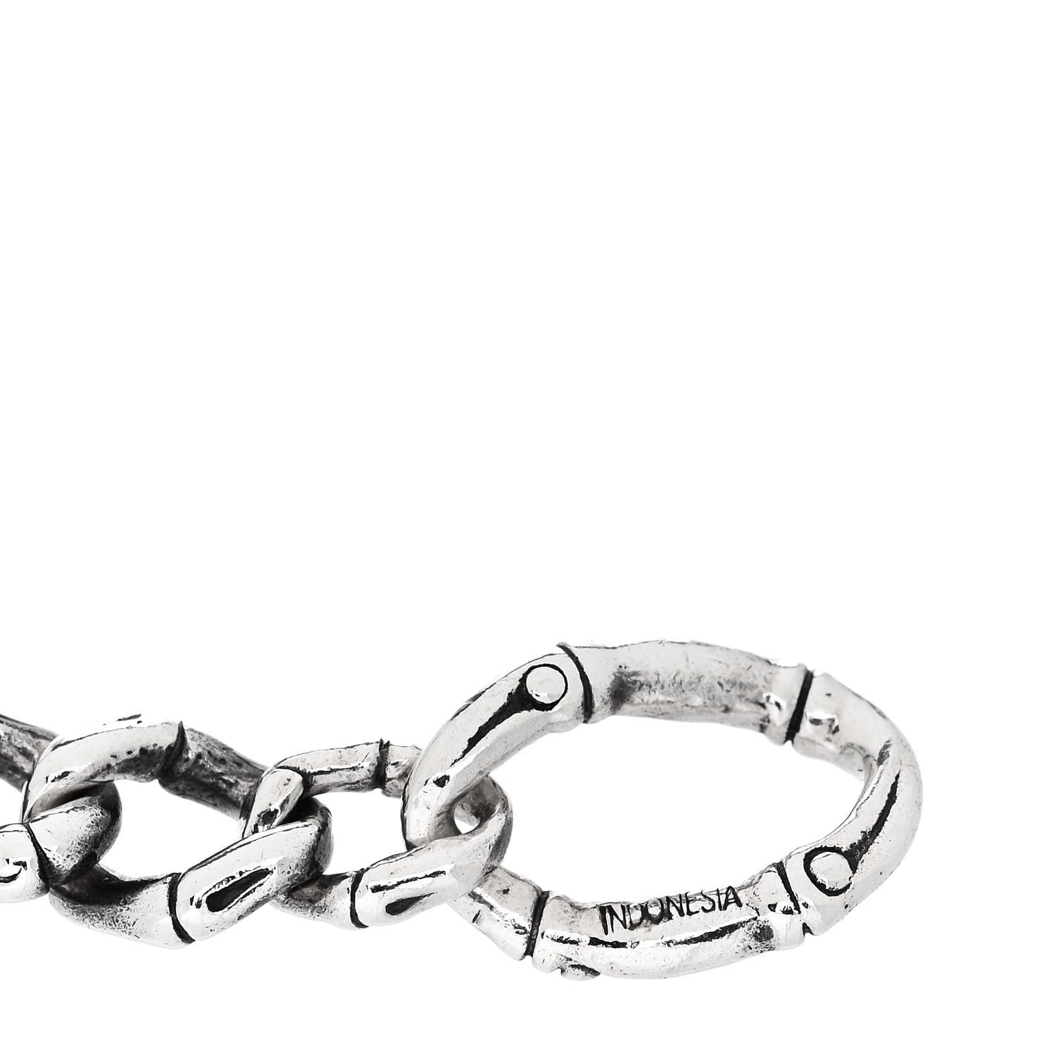 John Hardy Sterling Silver Bamboo Link Chain Toggle Bracelet 4 of 4