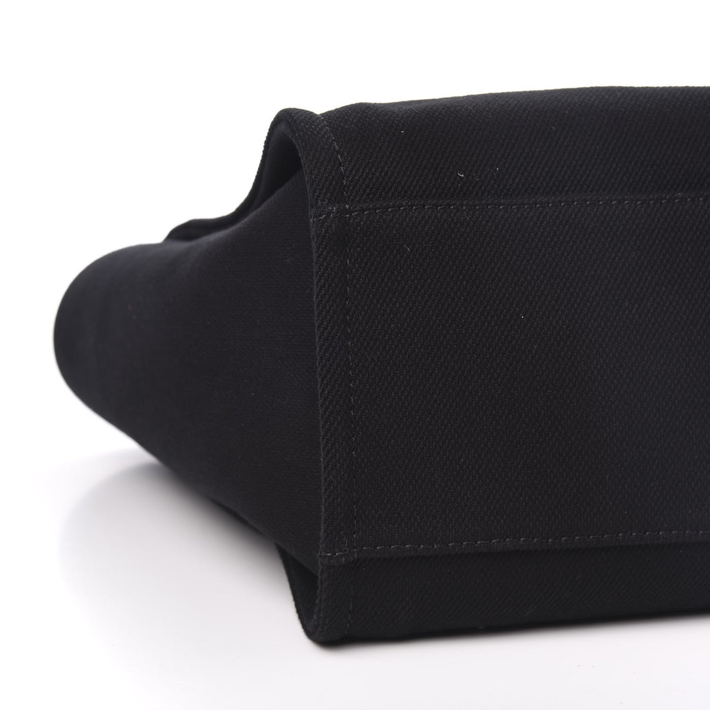 Canvas Pearl Medium Deauville Tote Black