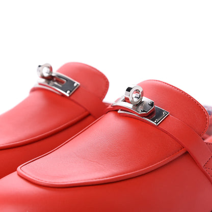 Hermes Calfskin Oz Mules 38.5 Pavot 11 of 14