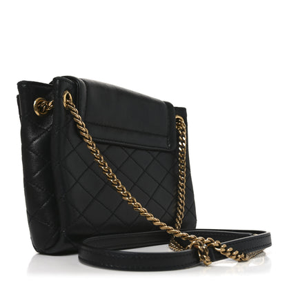 Saint Laurent Lambskin Quilted Monogram Mini Nolita Black 6 of 21