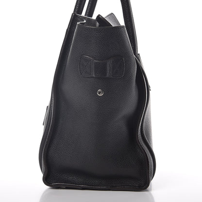 Celine Drummed Calfskin Mini Luggage Black 7 of 13