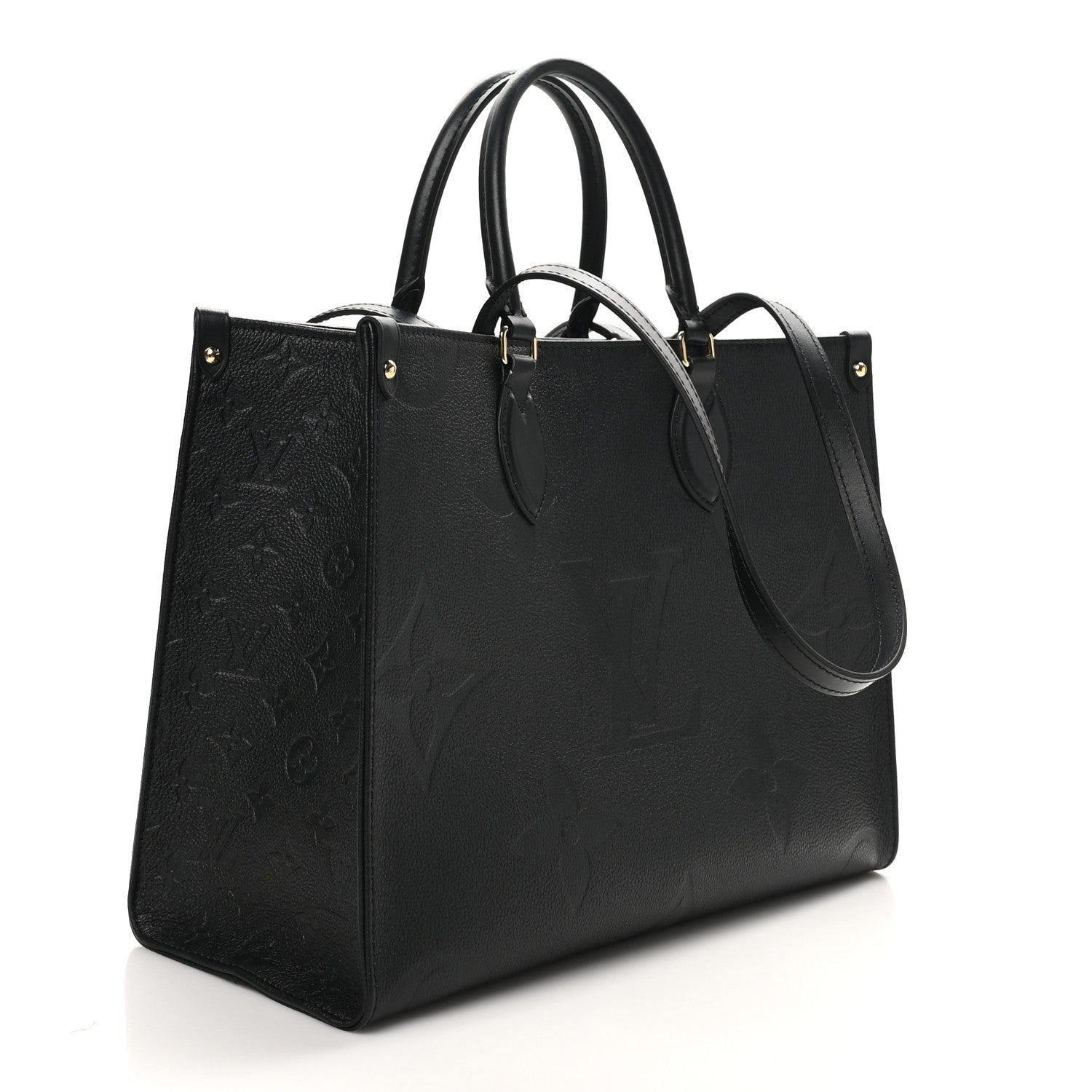 Louis Vuitton Empreinte Monogram Giant OnTheGo MM Black 3 of 9
