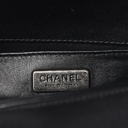 Chanel Galuchat Stingray Small Boy Flap Black 6 of 8