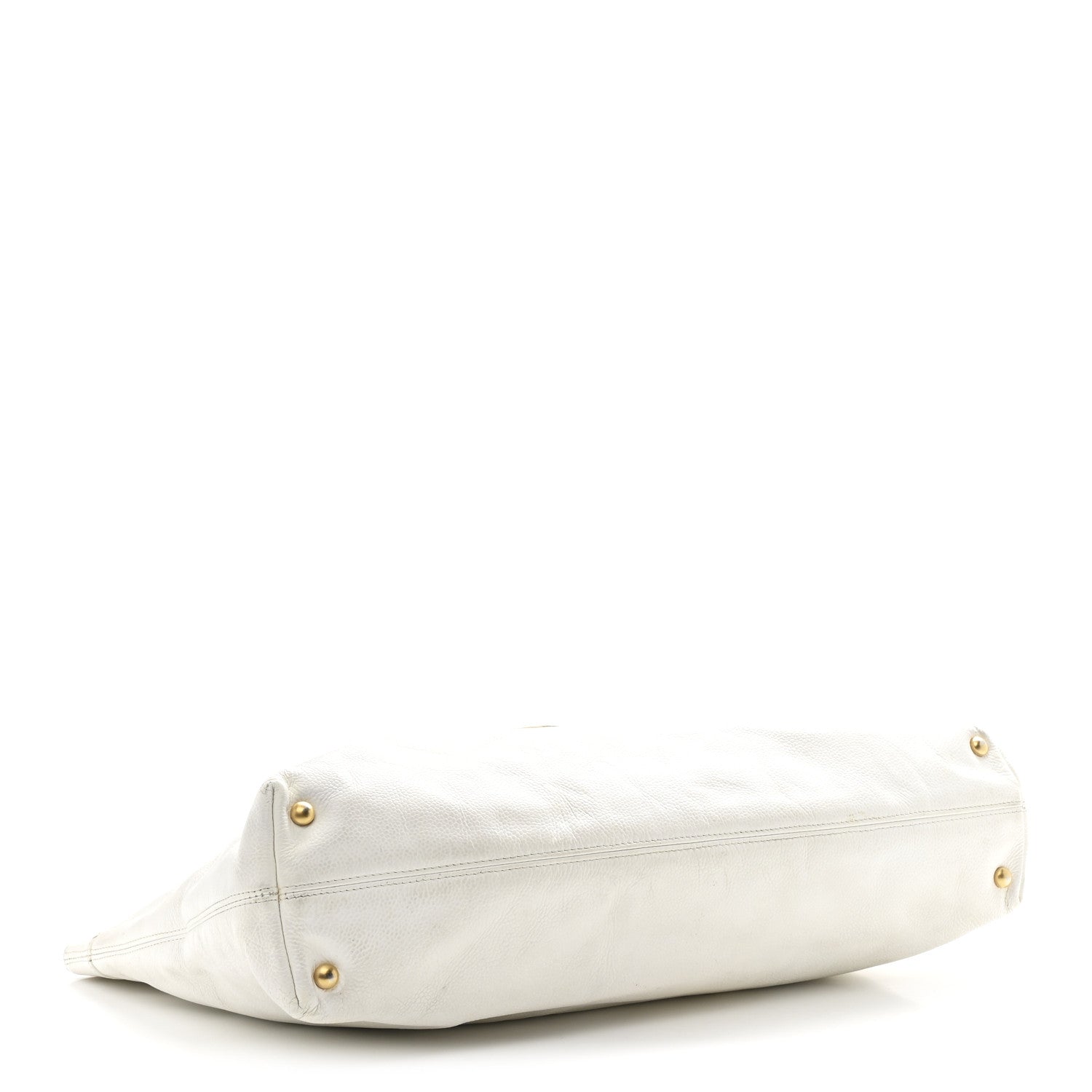 Chanel Caviar CC Timeless Tote White 4 of 10