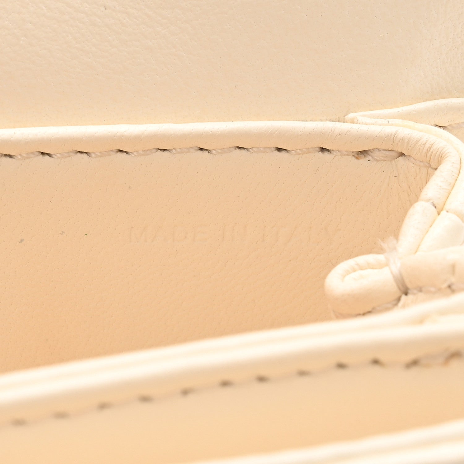 Valentino Garavani Nappa Micro One Stud Chain Bag Ivory 7 of 10