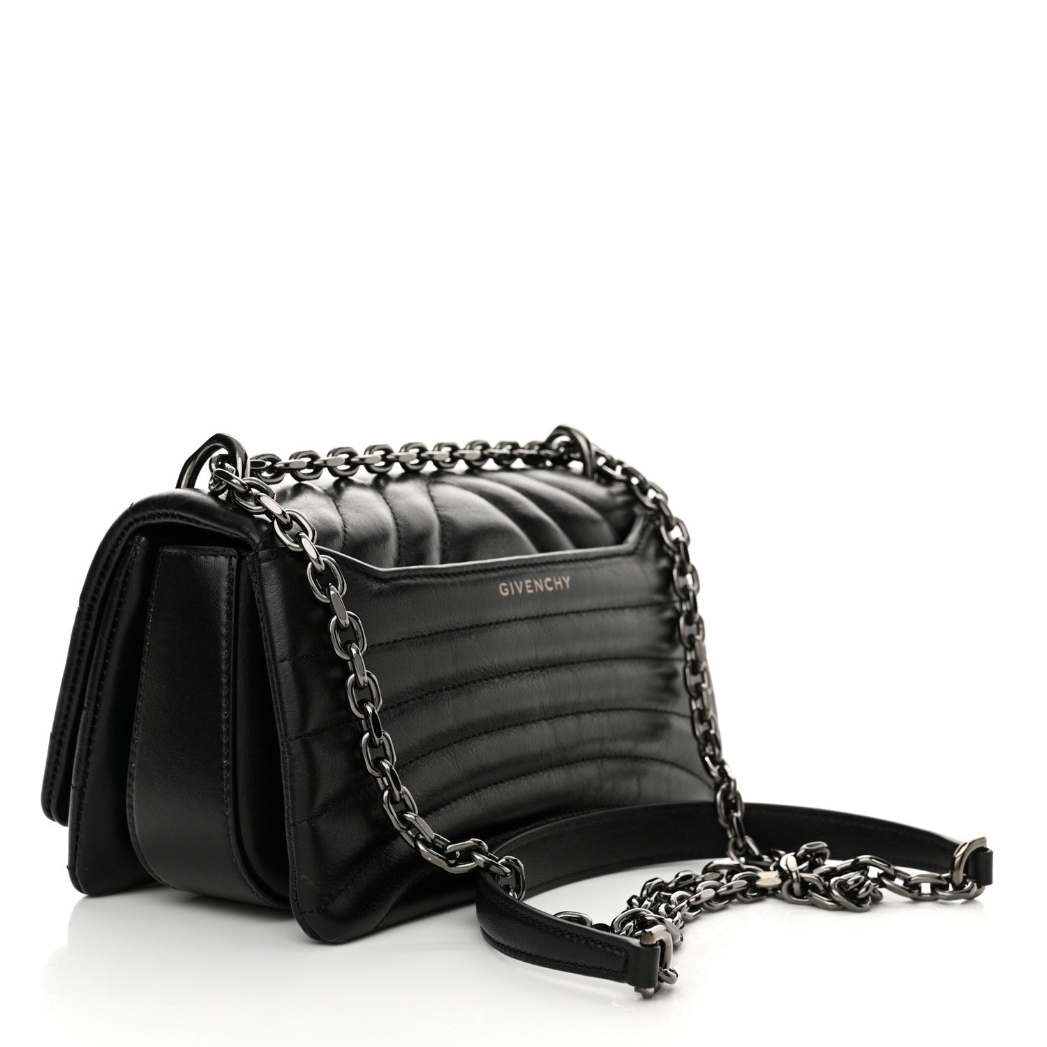 Givenchy Calfskin Quilted Small 4G Shoulder Bag Black 3 of 10