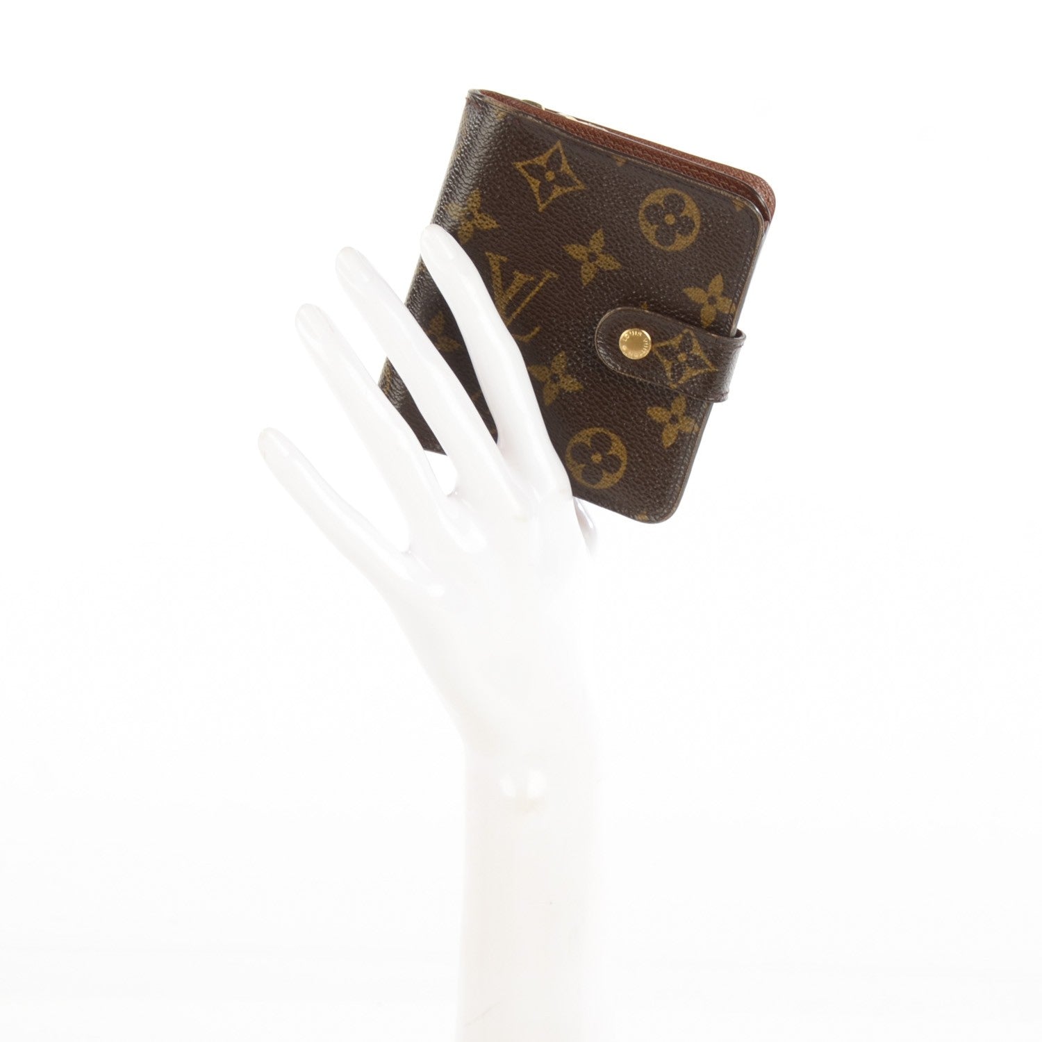 Louis Vuitton Monogram Compact Zippe Zipped Wallet 2 of 7