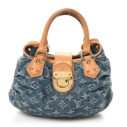 Louis Vuitton Monogram Denim Pleaty Blue 1 of 10