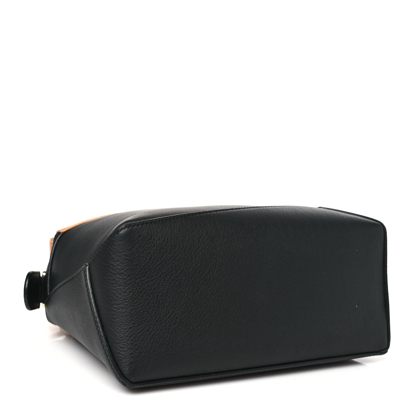 Calfskin Small Puzzle Edge Bag Warm Desert Black