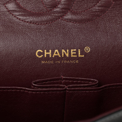 Chanel Lambskin Quilted Medium Double Flap Navy 5 of 13
