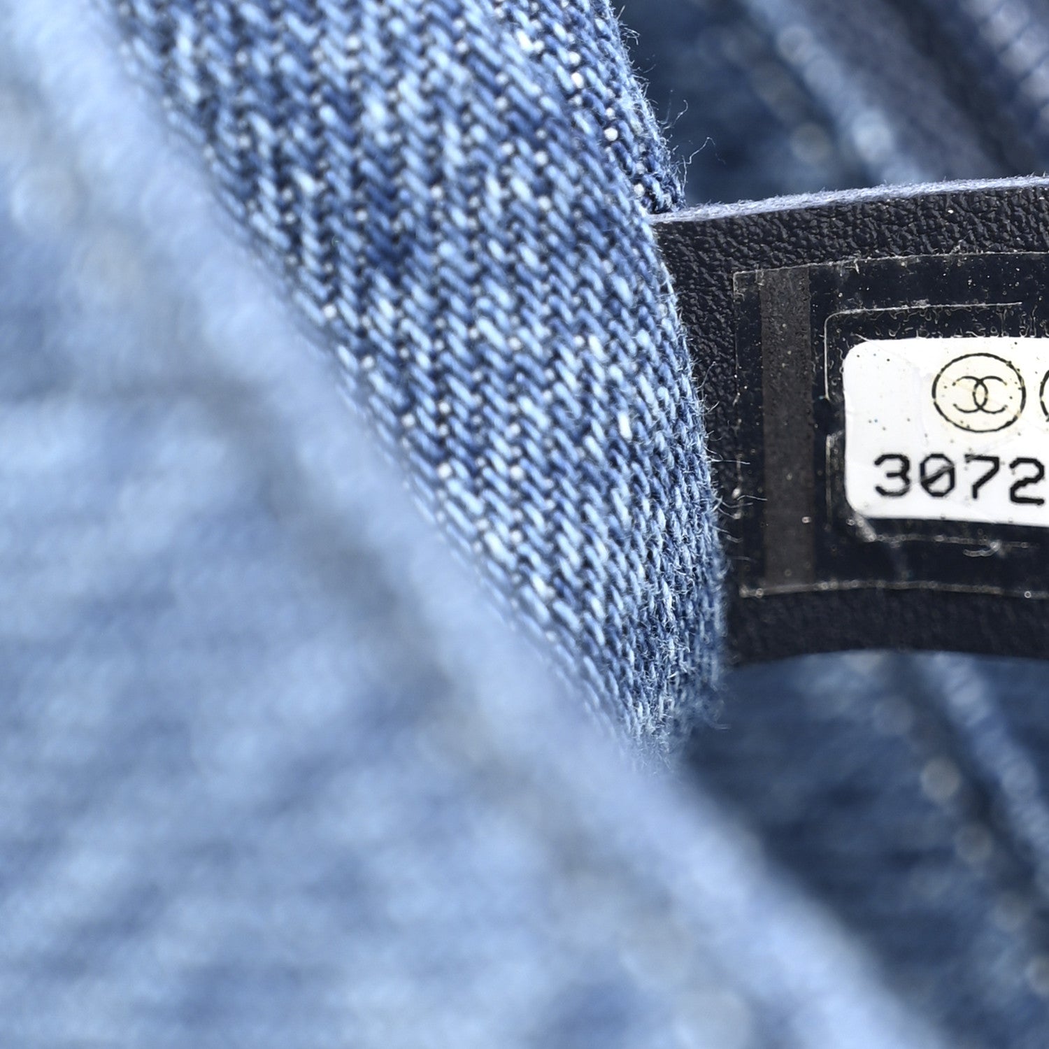 Chanel Denim CC Quilted Mini Square Flap Blue 7 of 11