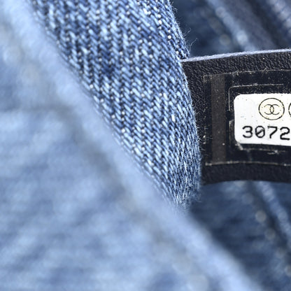 Chanel Denim CC Quilted Mini Square Flap Blue 7 of 11