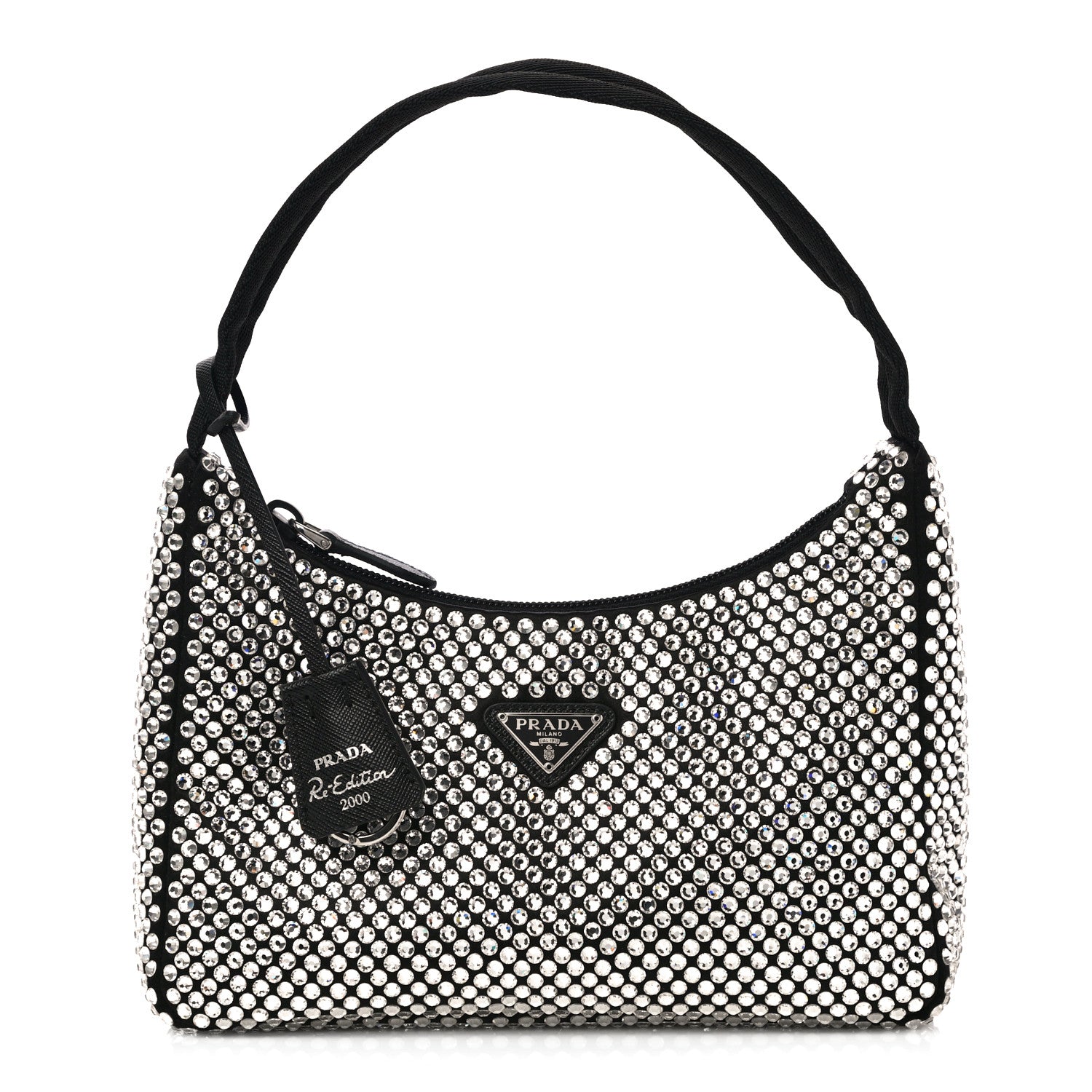 Prada Satin Crystal Mini Re-Edition 2000 Bag Cristal 1 of 9