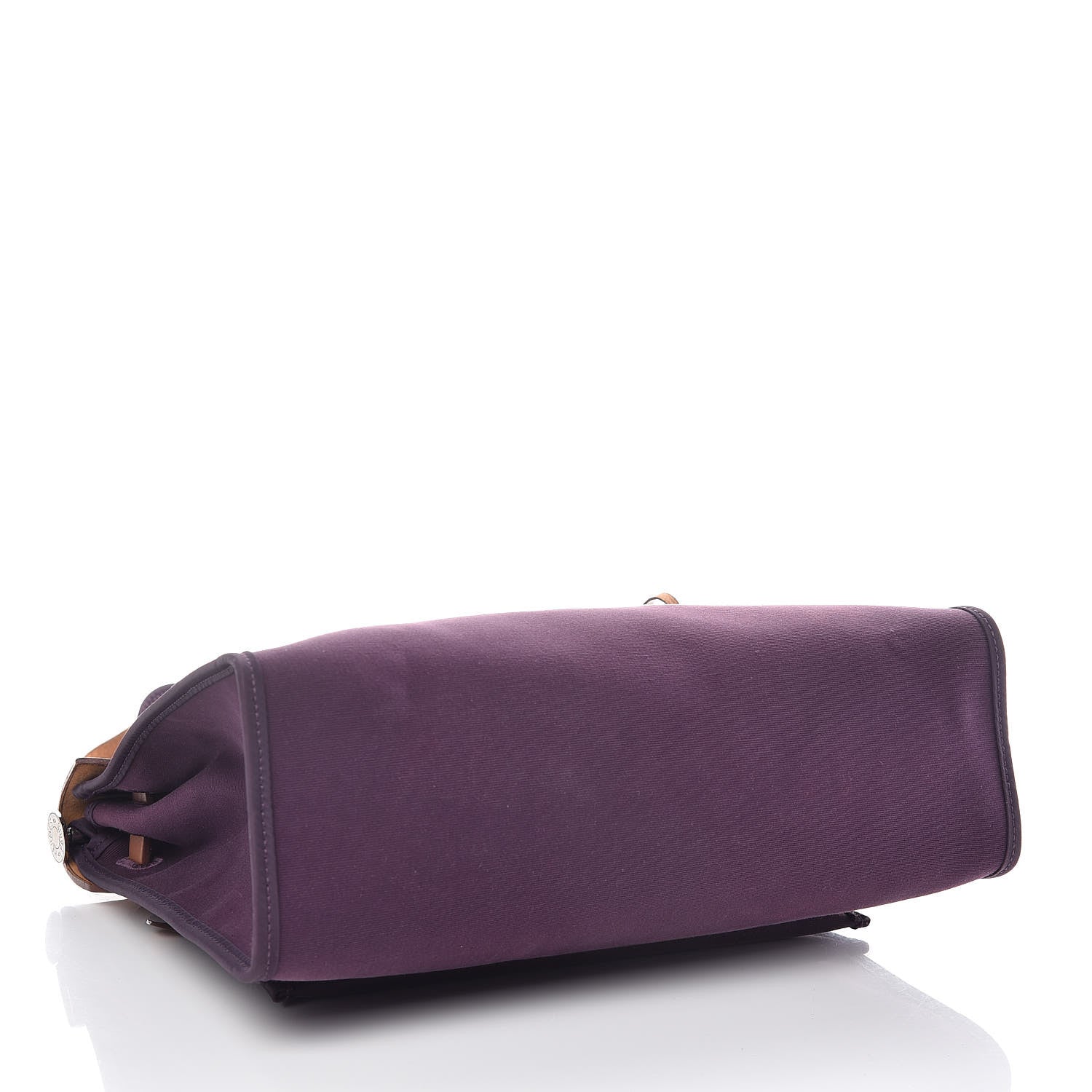 Hermes Vache Hunter Toile Herbag Zip 31 PM Fauve Cassis 6 of 15