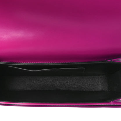 Saint Laurent Box Calfskin Monogram Medium Solferino Satchel Fuchsia 5 of 10