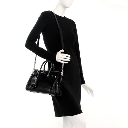 Saint Laurent Glace Calfskin Baby Souple Sac De Jour Black 2 of 11