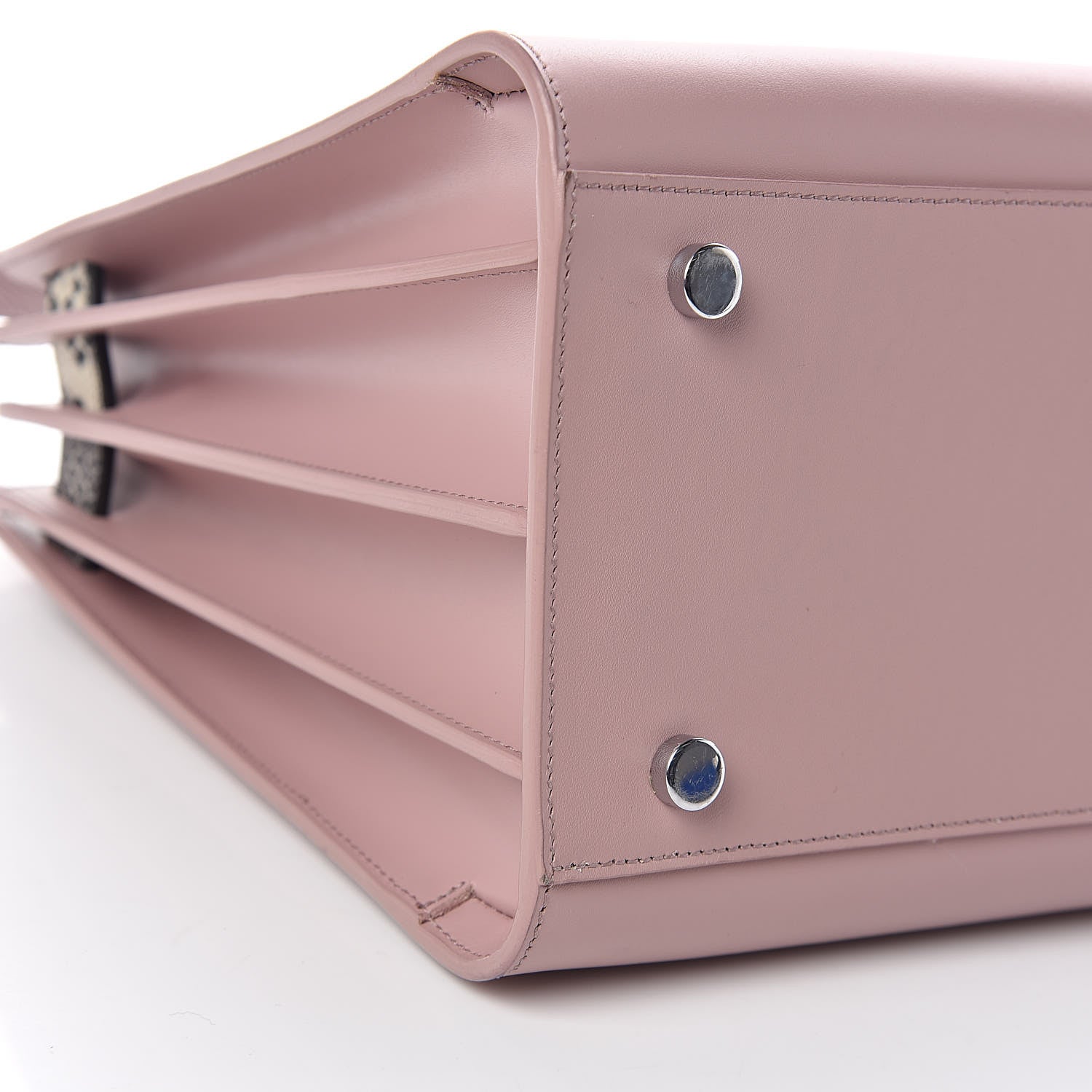 Saint Laurent Calfskin Embossed Python Small Sac De Jour Powder Pink 8 of 9