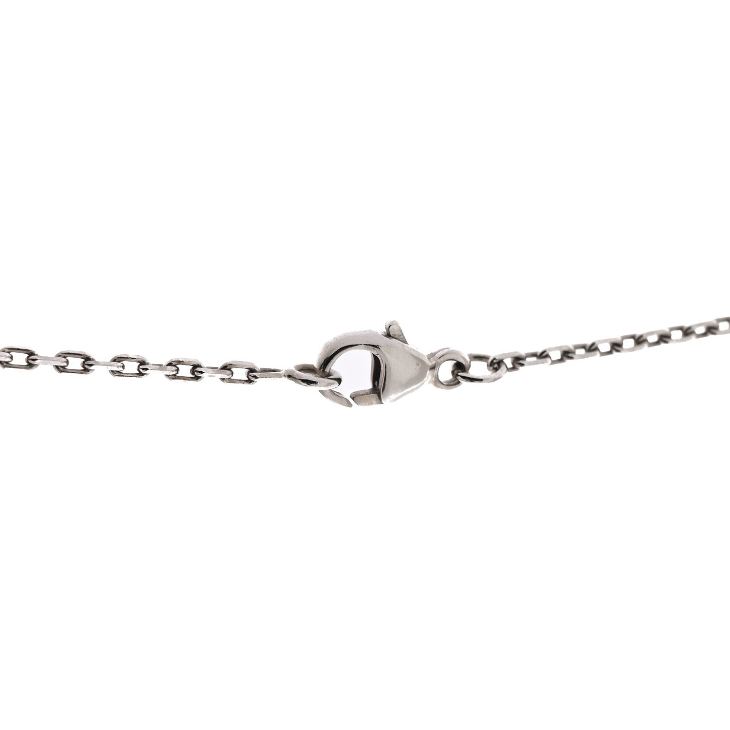 Hermes Lacquered Palladium Mini Pop H Pendant Necklace Black 5 of 7