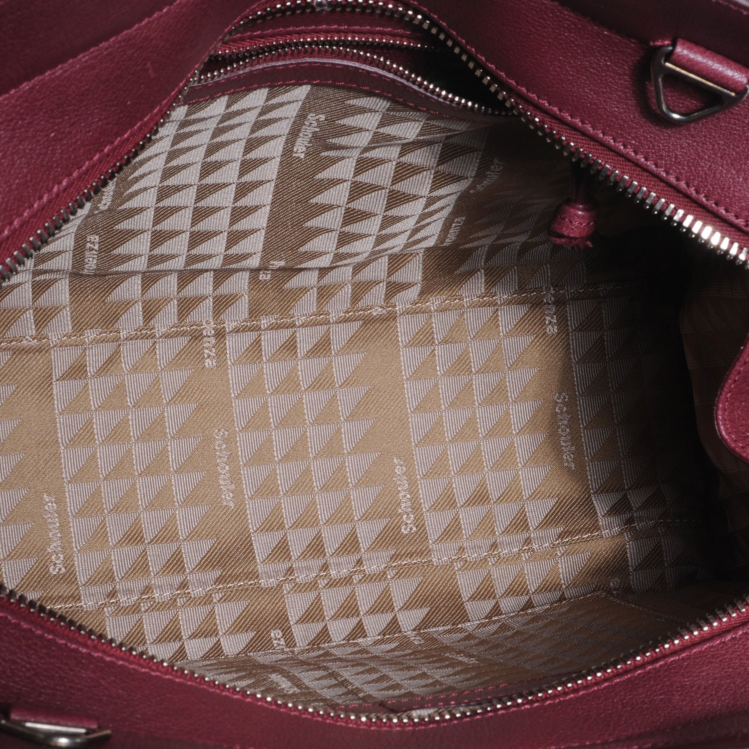Proenza Schouler Buffalo Leather PS13 Small Satchel Pinot Noir 6 of 8