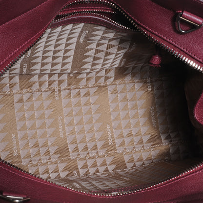 Proenza Schouler Buffalo Leather PS13 Small Satchel Pinot Noir 6 of 8