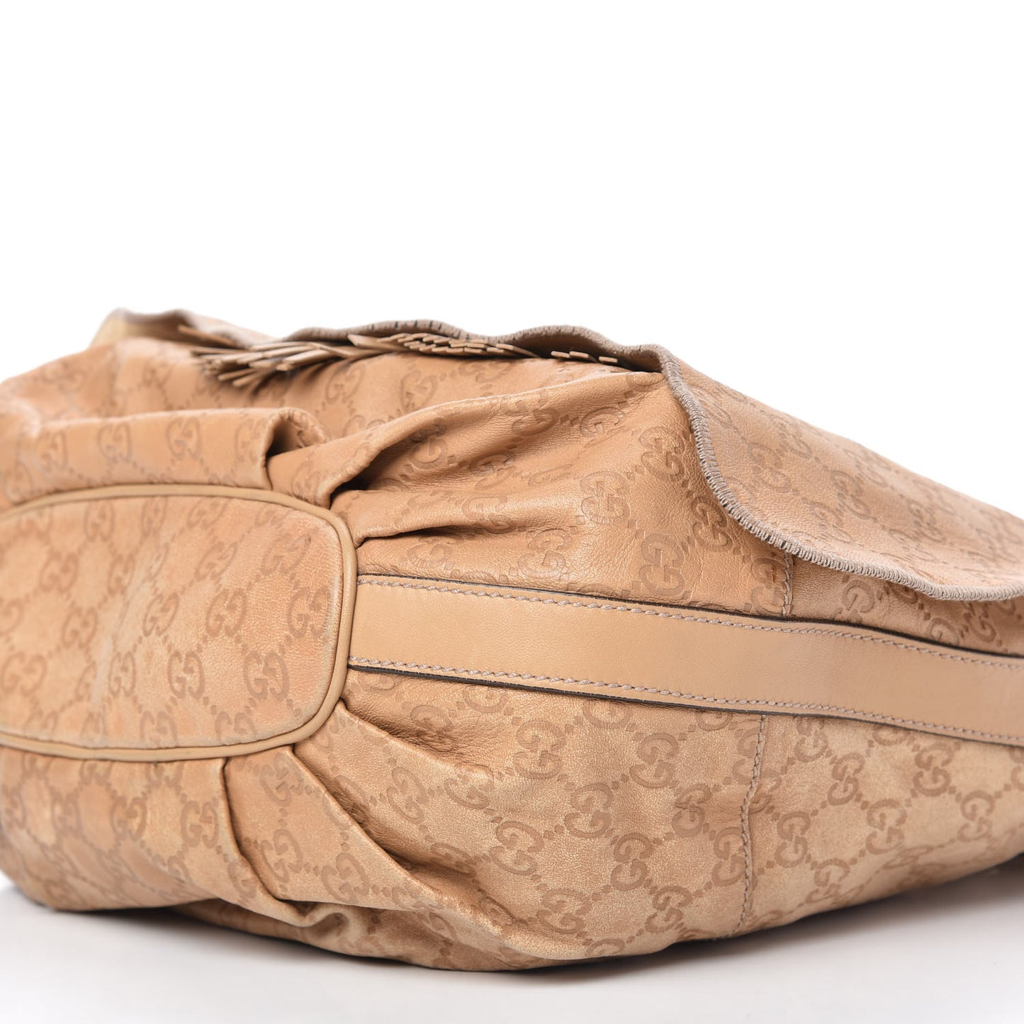 Guccissima Tribeca Messenger Bag Beige