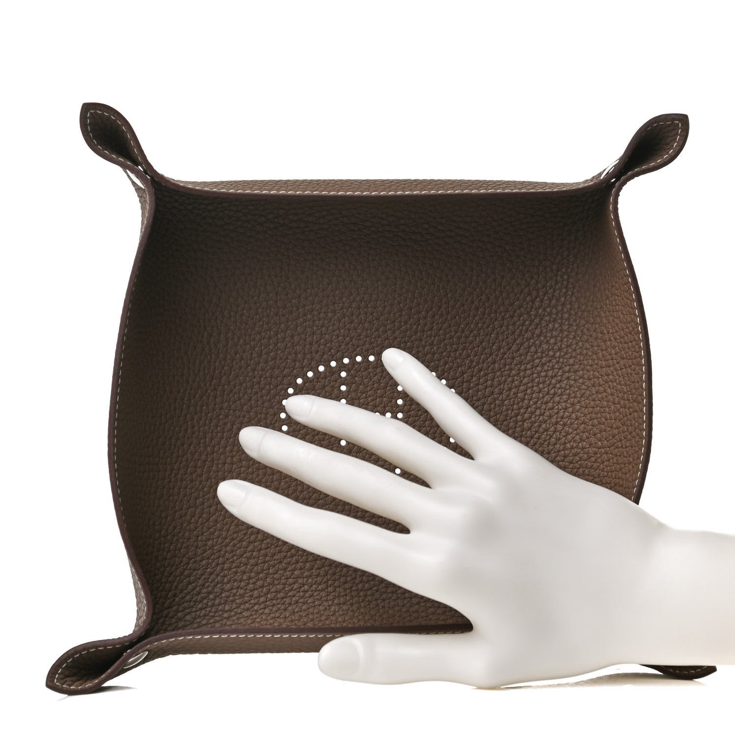 Taurillon Clemence Mises et Relances Change Tray Etoupe