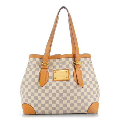 Louis Vuitton Damier Azur Hampstead MM 1 of 16