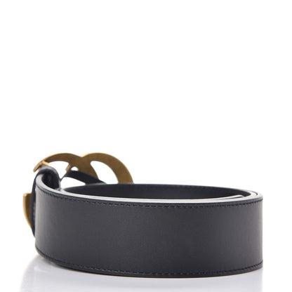 Gucci Calfskin Double G 40mm Belt 80 32 Black 3 of 6