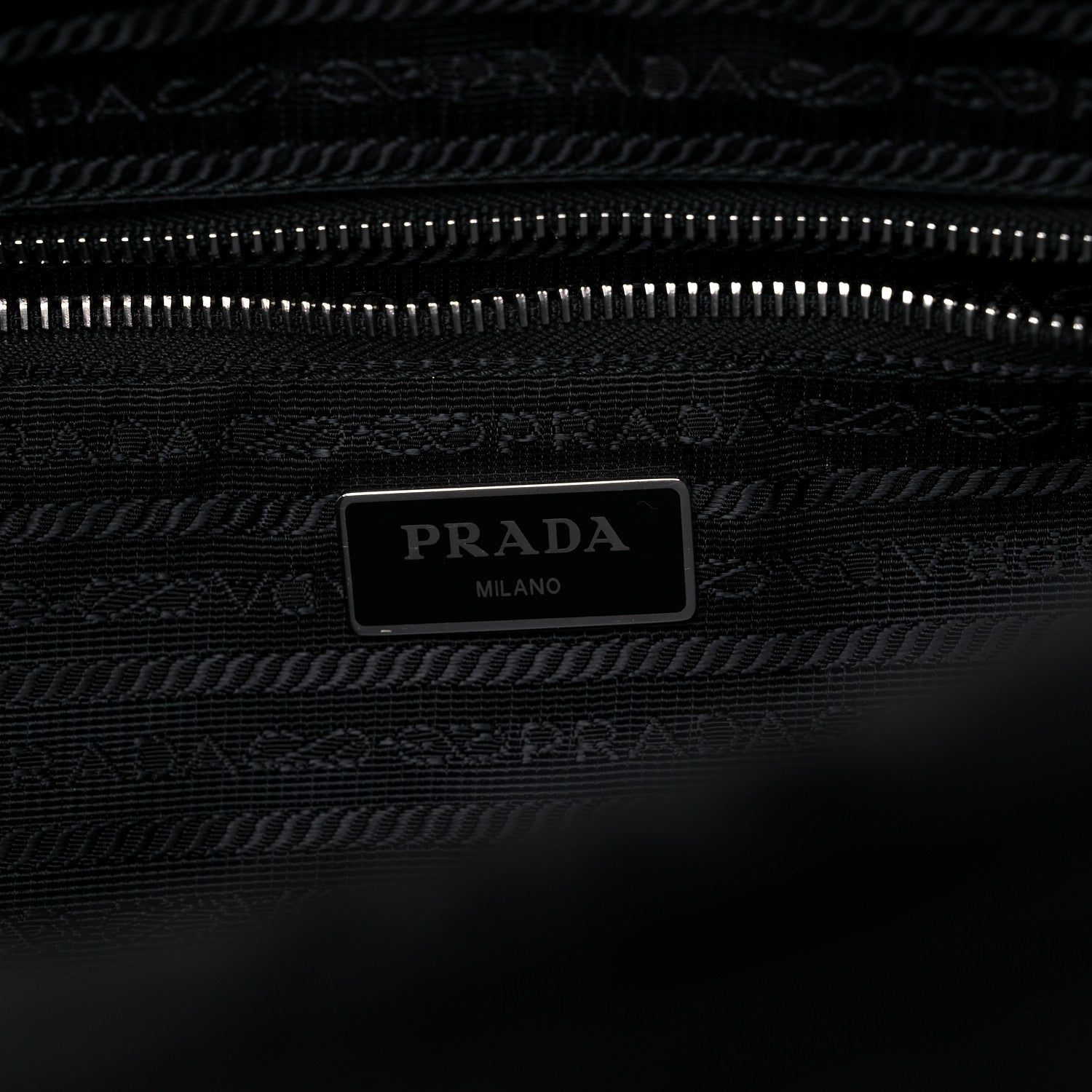 Prada Nylon Tessuto Impuntu Quilted Shoulder Bag Black 12 of 15