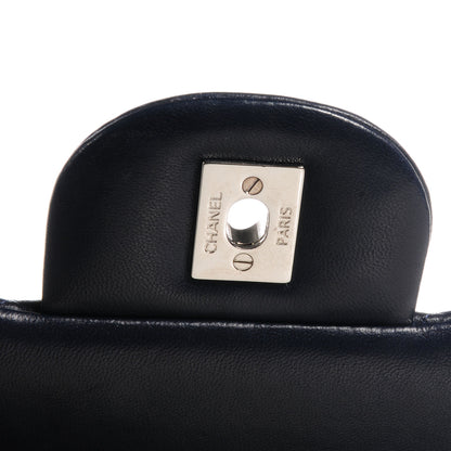 Chanel Lambskin Quilted Maxi Double Flap Navy 5 of 8