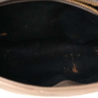 Saint Laurent Calfskin Y Quilted Monogram Small Loulou Chain Satchel Dark Beige 4 of 10