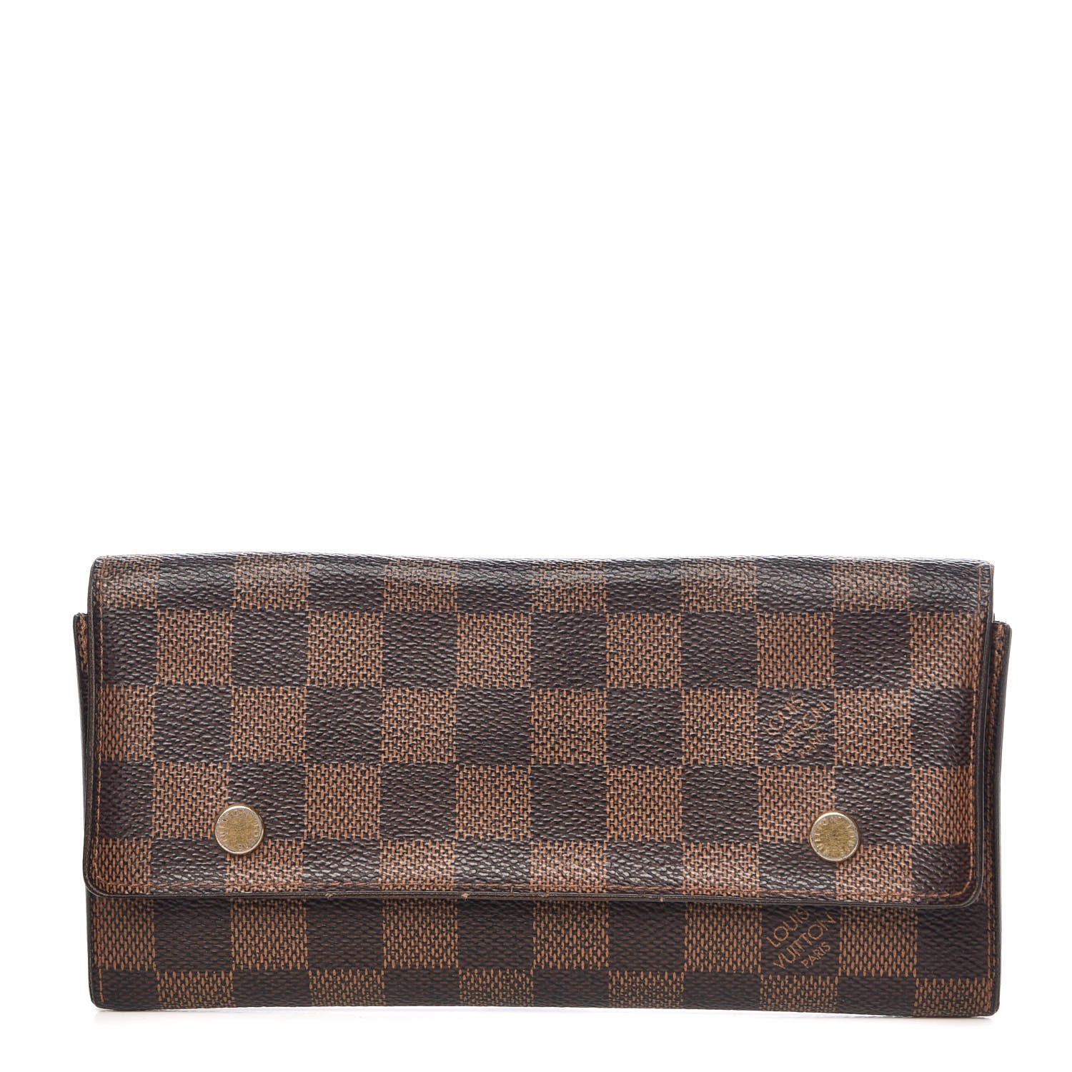 Louis Vuitton Damier Ebene Portefeuille Long Modulable Wallet 1 of 9