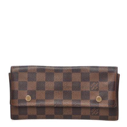 Louis Vuitton Damier Ebene Portefeuille Long Modulable Wallet 1 of 9
