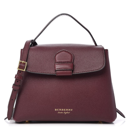 Burberry Derby Calfskin House Check Small Camberley Mahogany Red 1 of 10