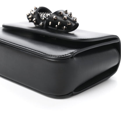 Christian Louboutin Calfskin Baby Sweety Charity NV Shoulder Bag Black 7 of 10