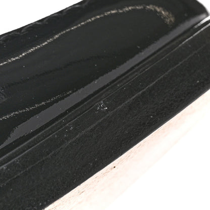 Chanel Shiny Calfskin Logo Loafers 36 Black 10 of 10