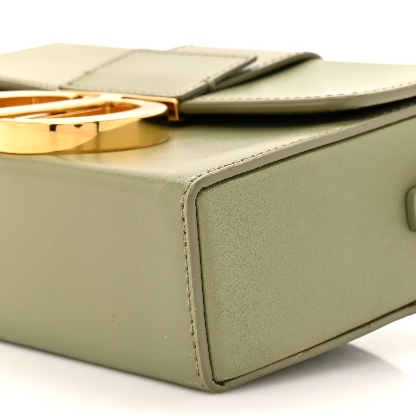 Box Calfskin 30 Montaigne Box Bag Mint Green