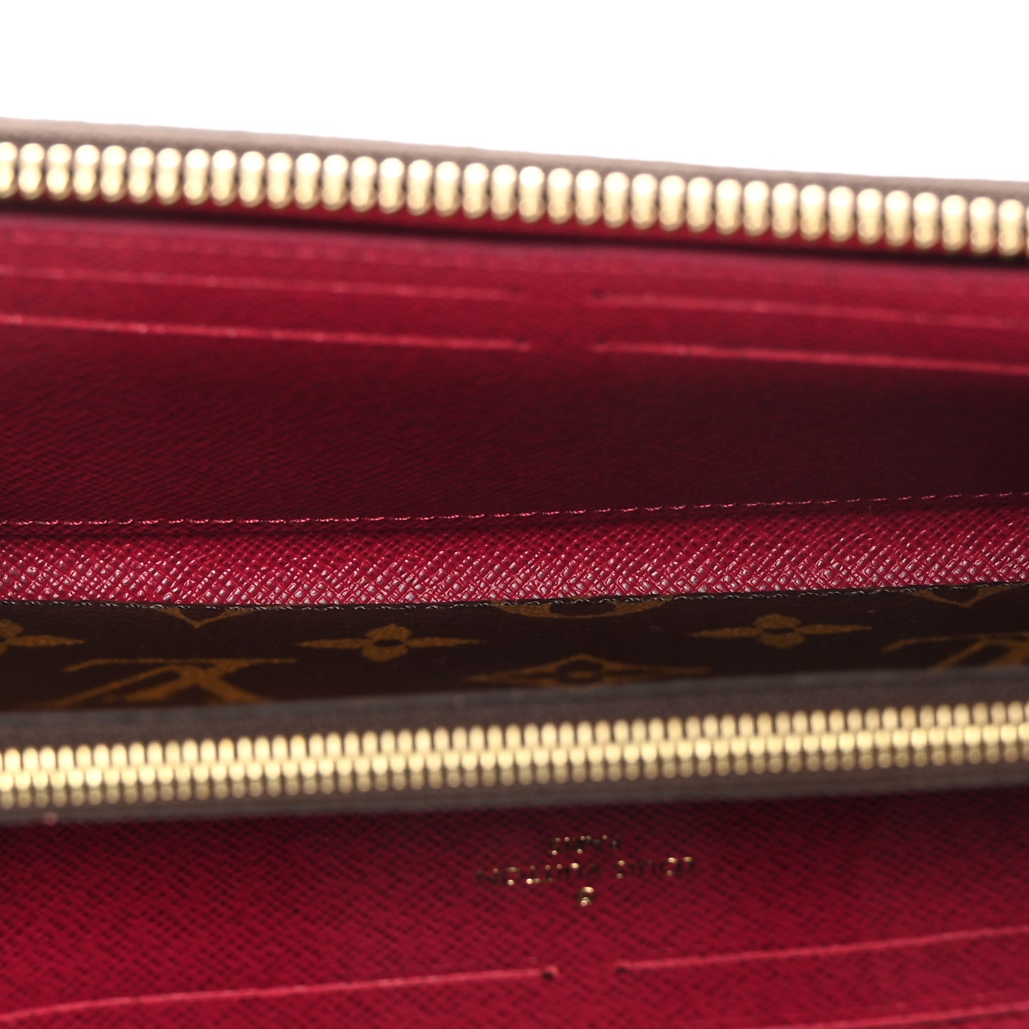 Monogram Clemence Wallet Fuchsia