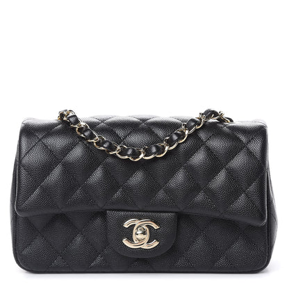 Chanel Caviar Quilted Mini Rectangular Flap Black 1 of 11