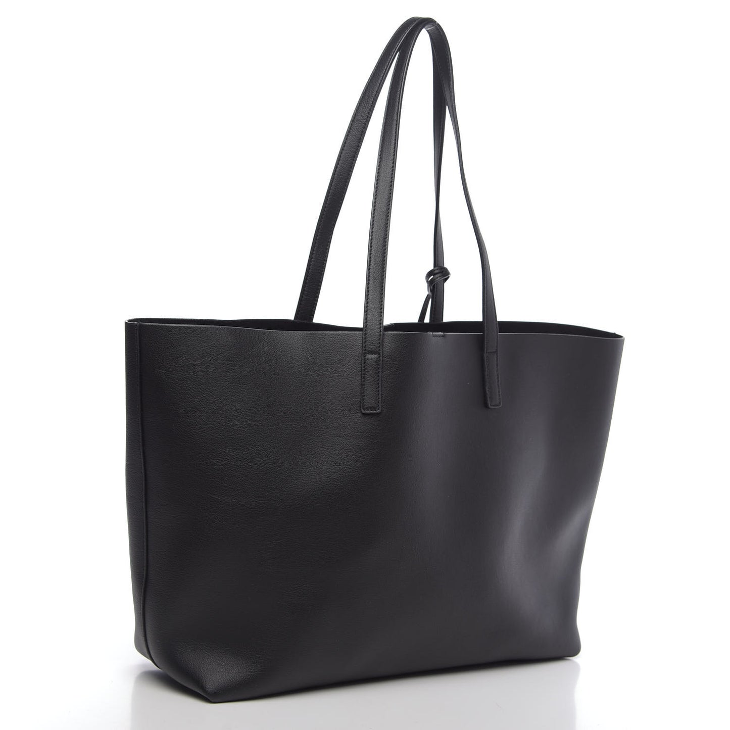 Calfskin Large Shopping Tote Black