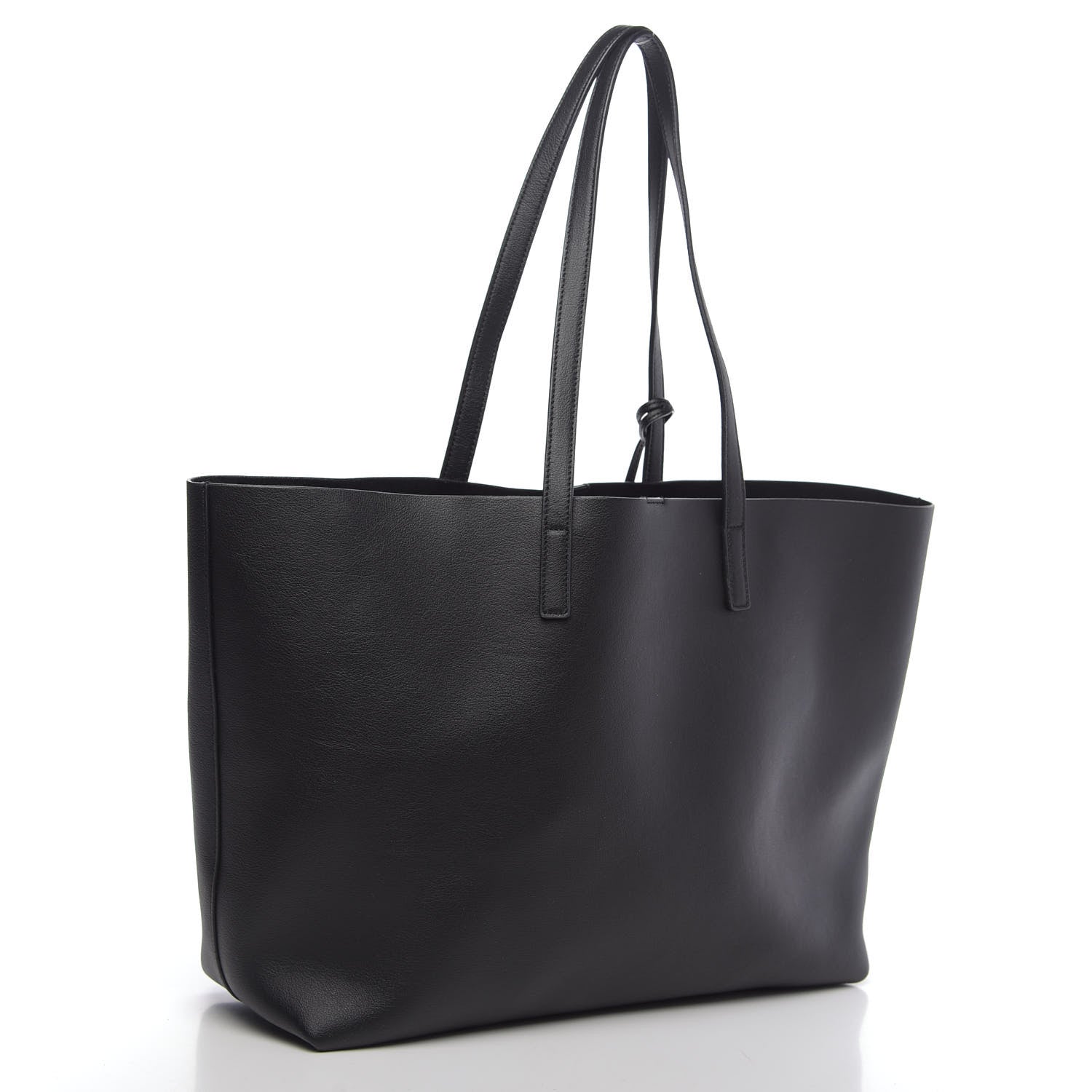Saint Laurent Calfskin Large Shopping Tote Black 3 of 10