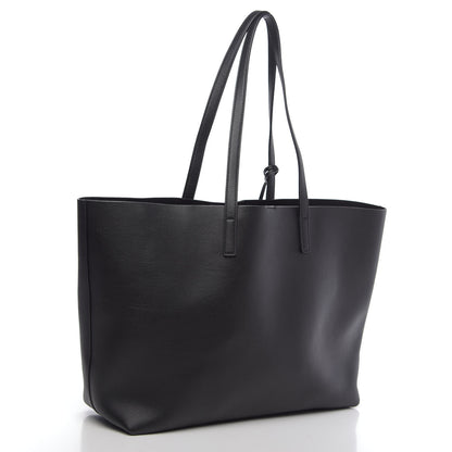 Saint Laurent Calfskin Large Shopping Tote Black 3 of 10