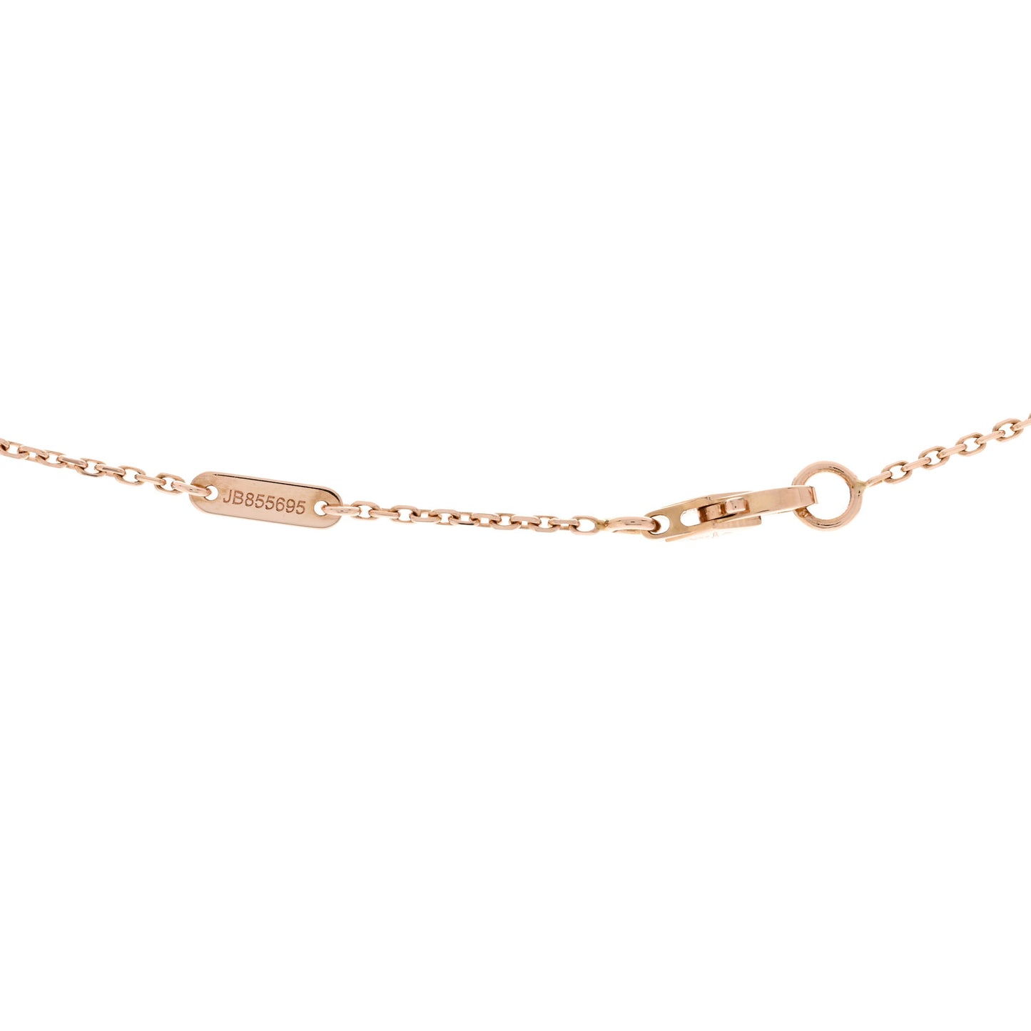 18K Rose Gold Sweet Alhambra Pendant Necklace