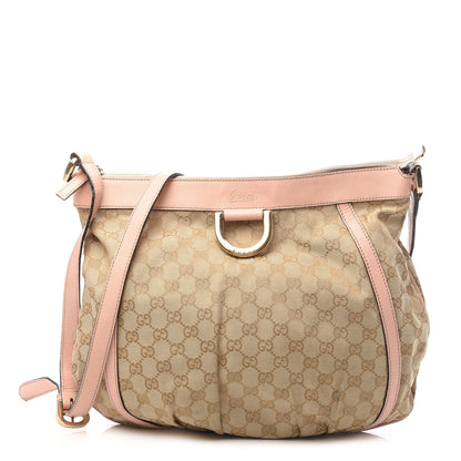 Gucci Monogram Large D Gold Ring Messenger Pink 1 of 9