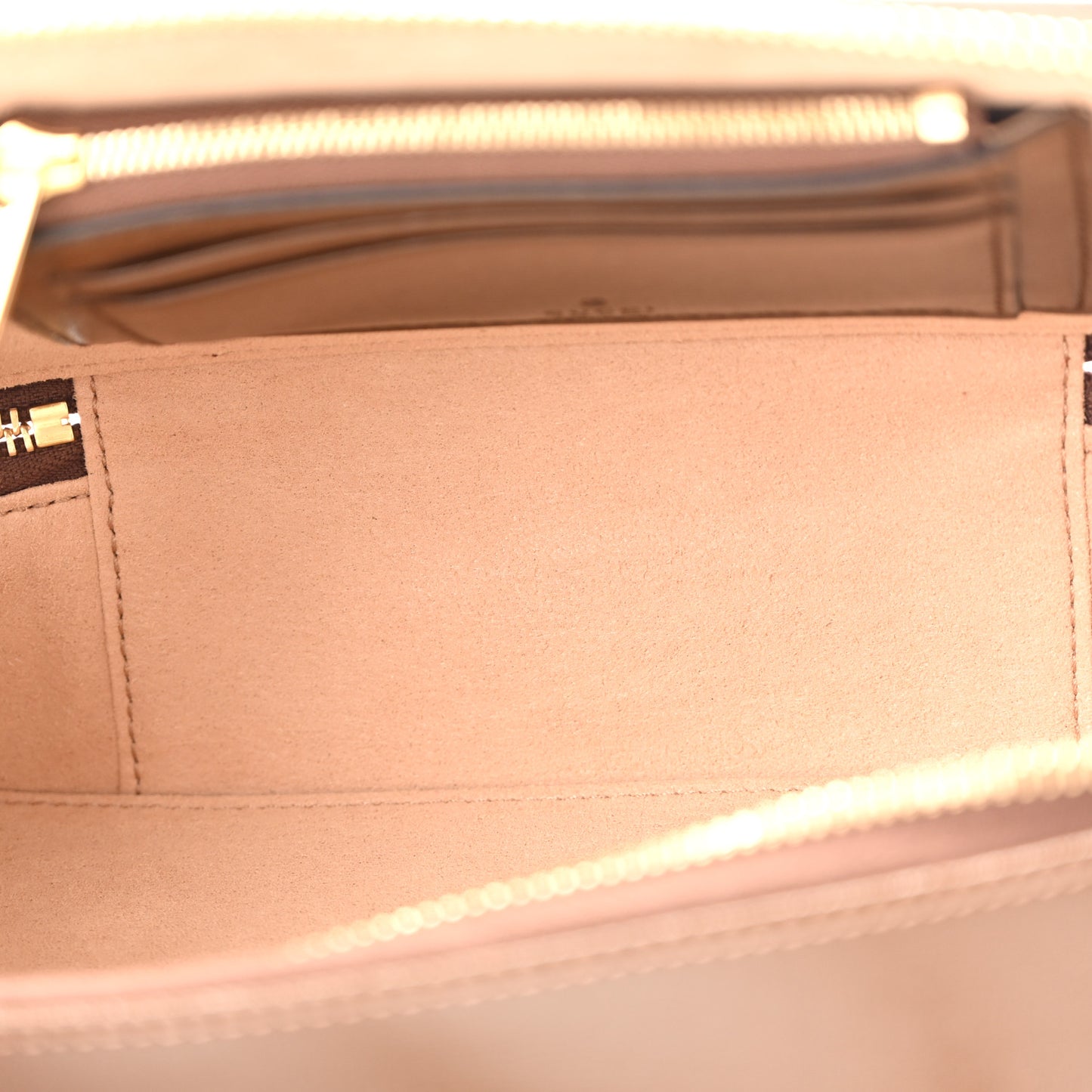 GG Supreme Monogram Azalea Calfskin Mini Retro Interlocking G Mini Shoulder Bag Beige Ebony Brown Sugar