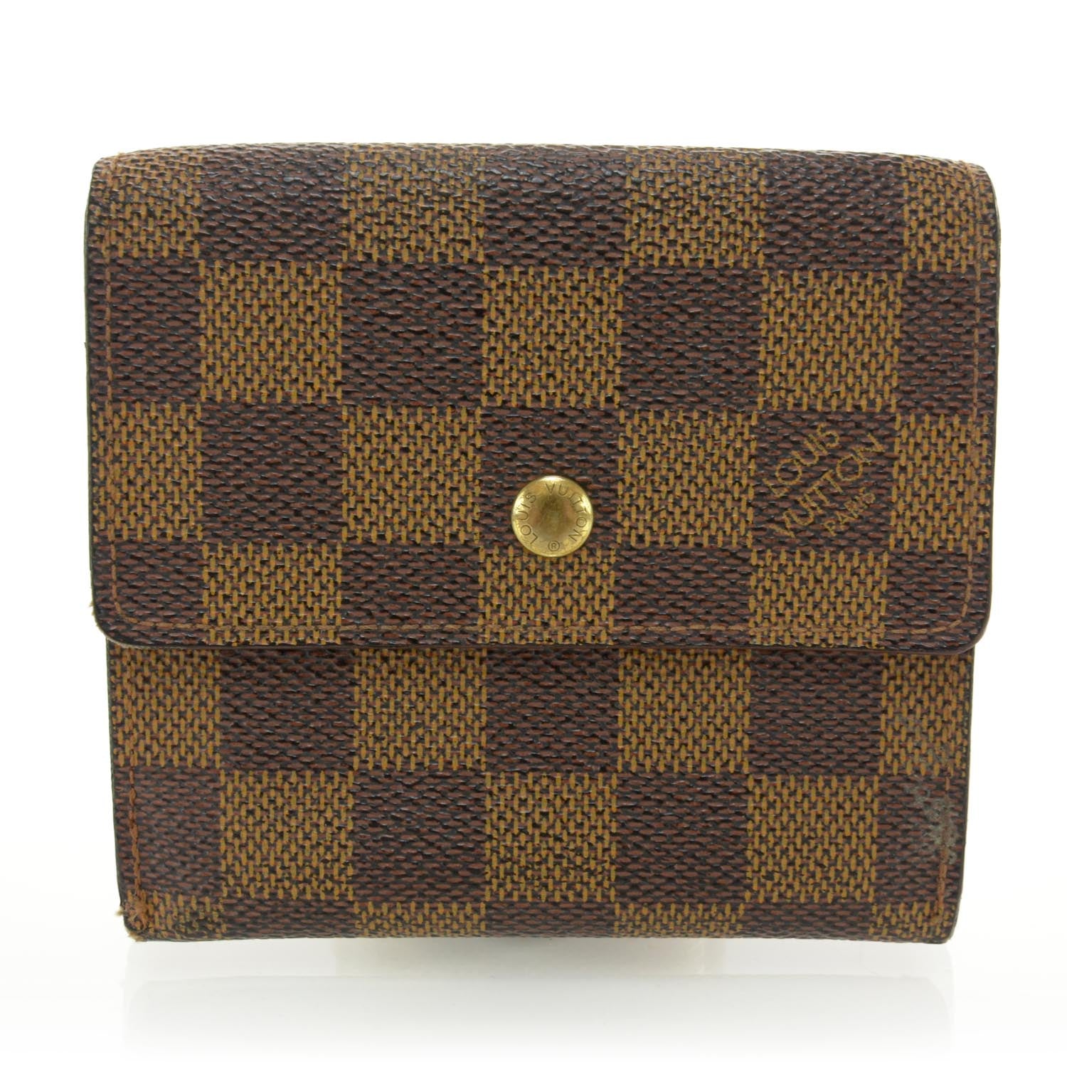 Louis Vuitton Damier Ebene Elise Wallet 1 of 8