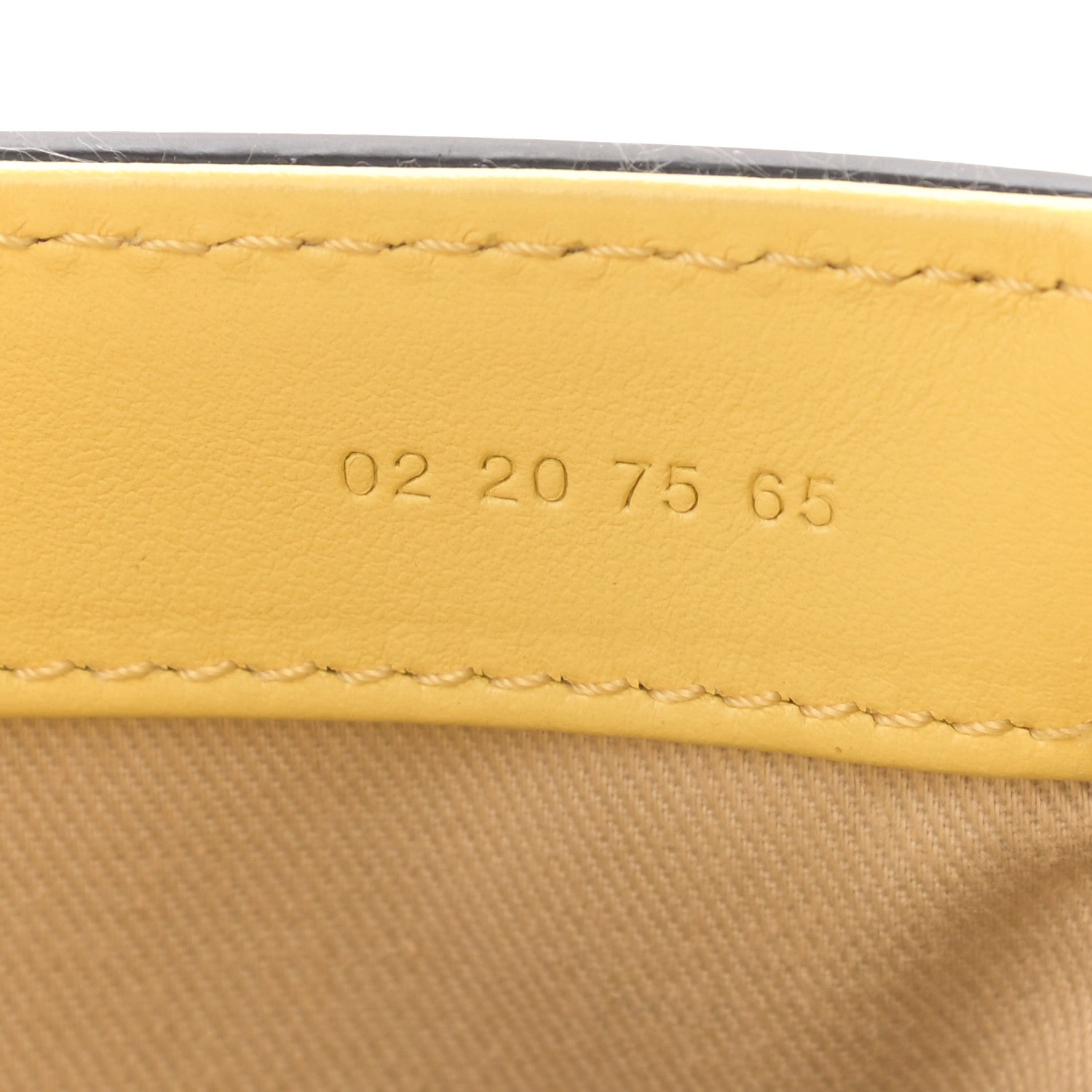 Chloe Calfskin Mini C Double Carry Yellow White Beige 7 of 11